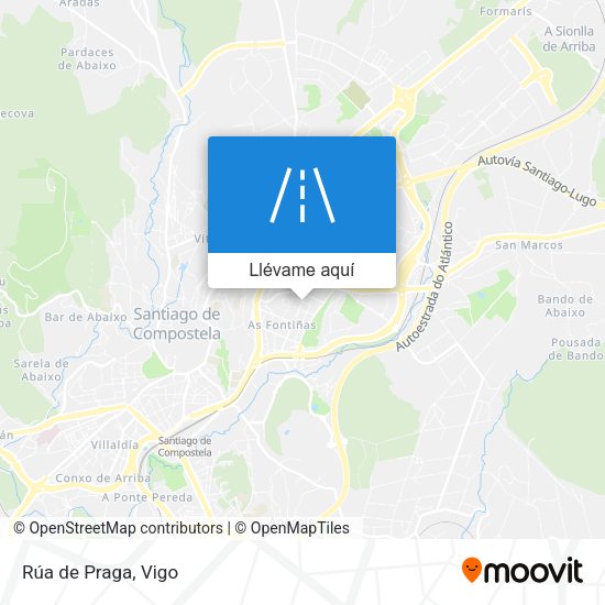 Mapa Rúa de Praga