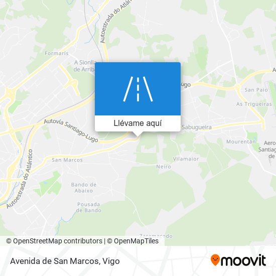 Mapa Avenida de San Marcos