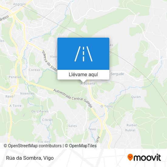 Mapa Rúa da Sombra