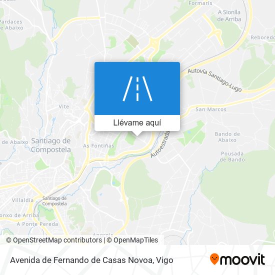 Mapa Avenida de Fernando de Casas Novoa