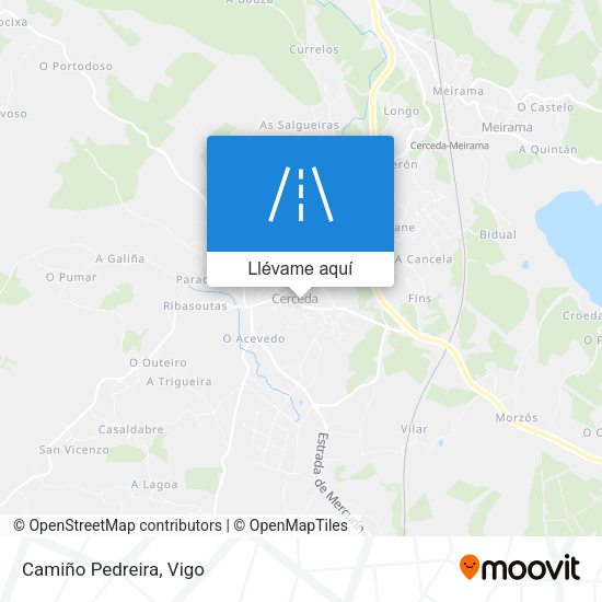 Mapa Camiño Pedreira