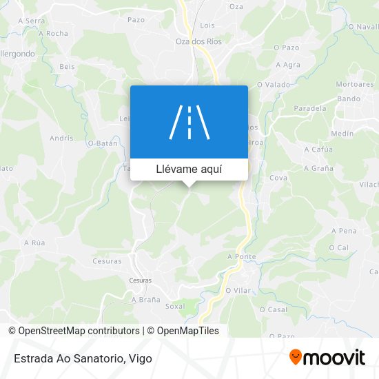 Mapa Estrada Ao Sanatorio