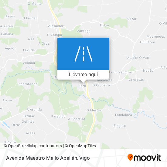 Mapa Avenida Maestro Mallo Abellán