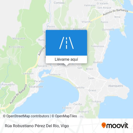 Mapa Rúa Robustiano Pérez Del Río