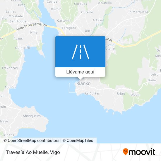Mapa Travesía Ao Muelle