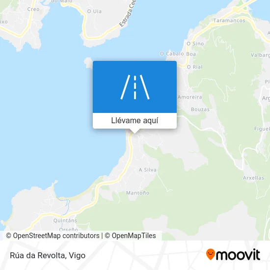 Mapa Rúa da Revolta