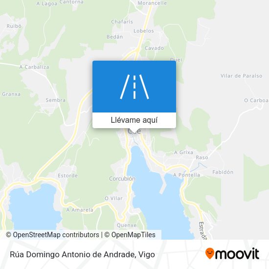 Mapa Rúa Domingo Antonio de Andrade