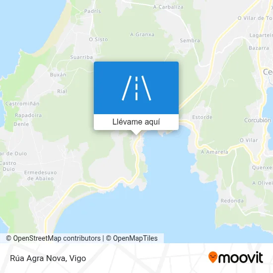 Mapa Rúa Agra Nova