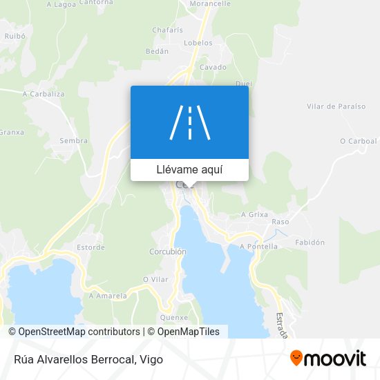 Mapa Rúa Alvarellos Berrocal
