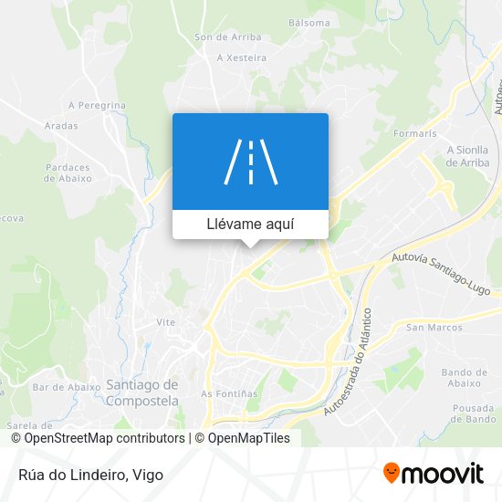 Mapa Rúa do Lindeiro