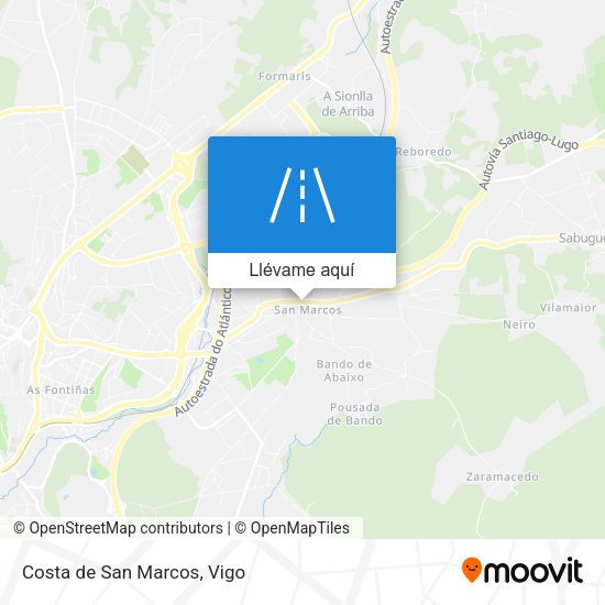 Mapa Costa de San Marcos
