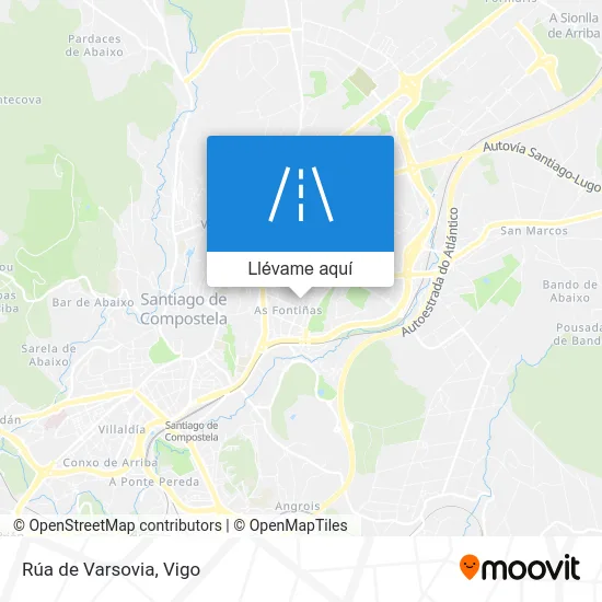 Mapa Rúa de Varsovia