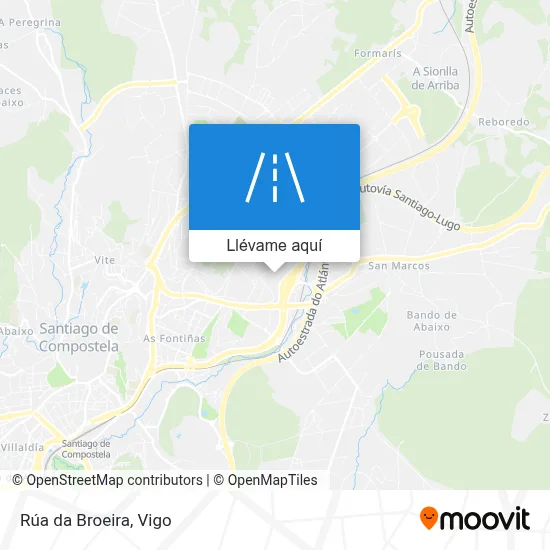 Mapa Rúa da Broeira