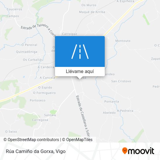 Mapa Rúa Camiño da Gorxa