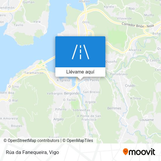 Mapa Rúa da Fanequeira