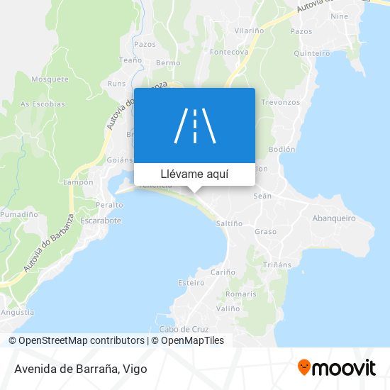 Mapa Avenida de Barraña