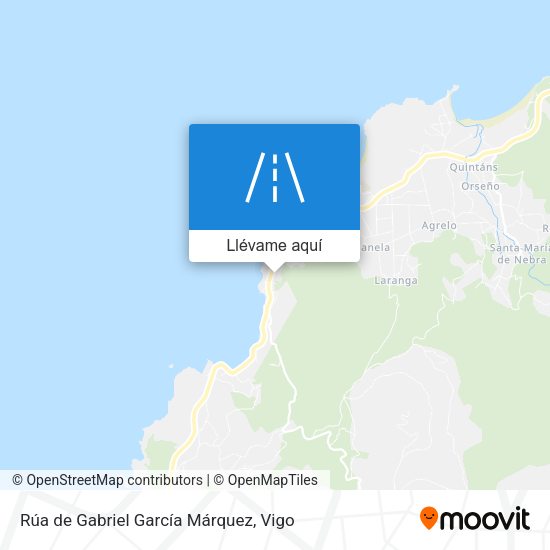Mapa Rúa de Gabriel García Márquez