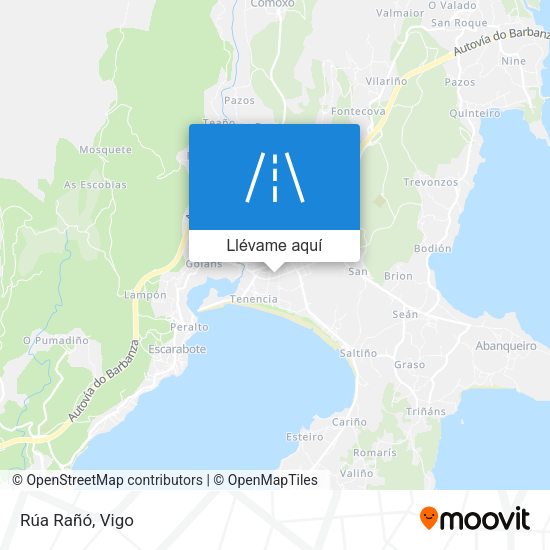 Mapa Rúa Rañó