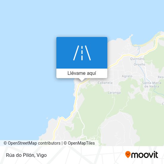 Mapa Rúa do Pilón