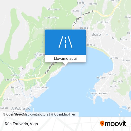 Mapa Rúa Estivada