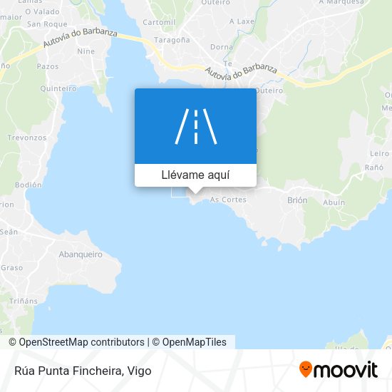 Mapa Rúa Punta Fincheira