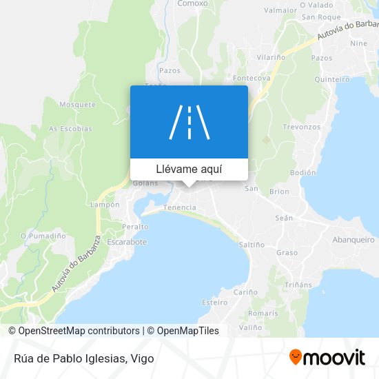 Mapa Rúa de Pablo Iglesias