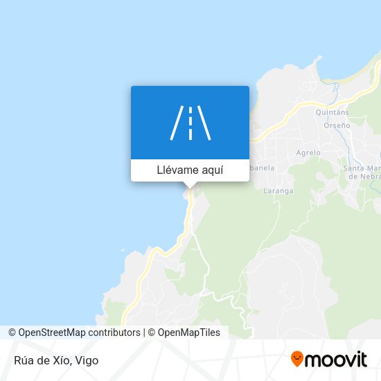 Mapa Rúa de Xío