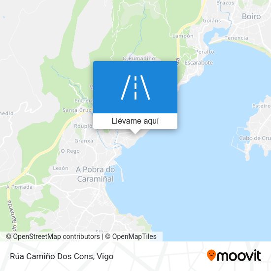 Mapa Rúa Camiño Dos Cons