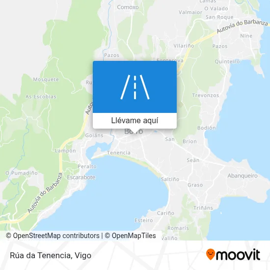 Mapa Rúa da Tenencia
