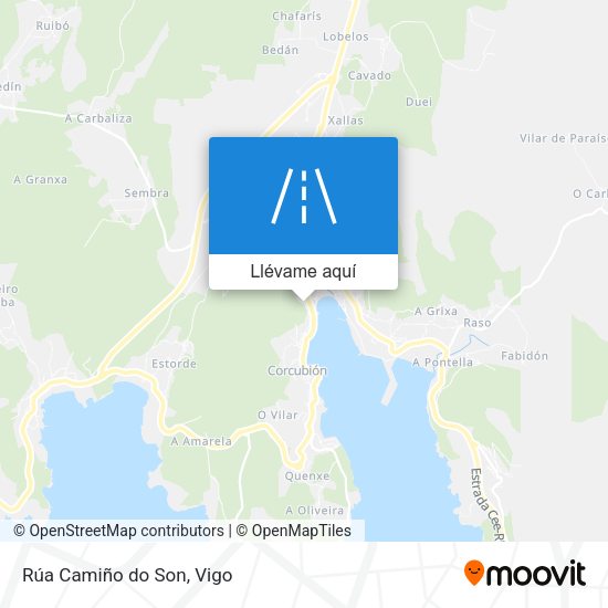 Mapa Rúa Camiño do Son