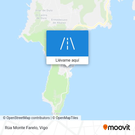 Mapa Rúa Monte Farelo