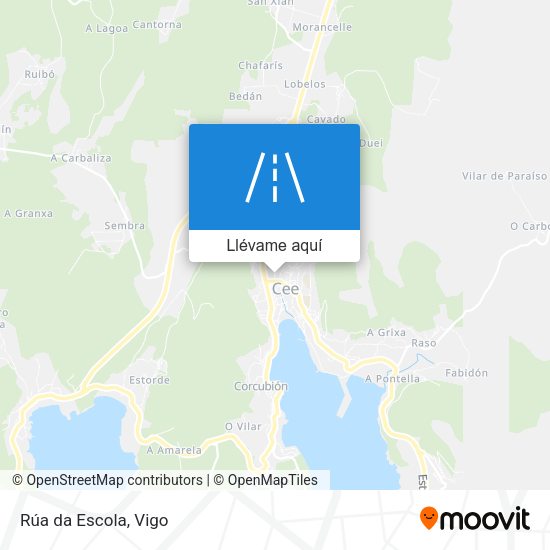 Mapa Rúa da Escola