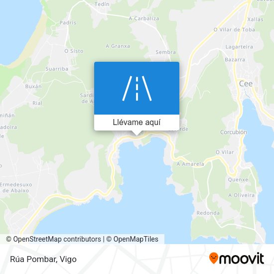 Mapa Rúa Pombar