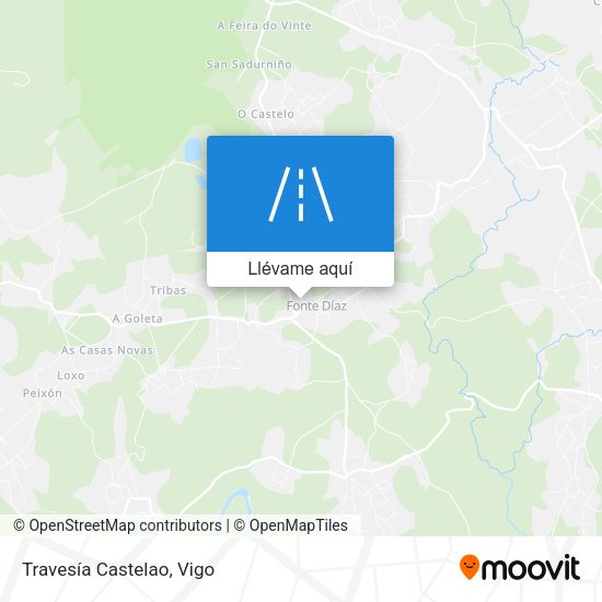 Mapa Travesía Castelao