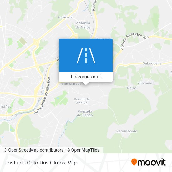Mapa Pista do Coto Dos Olmos