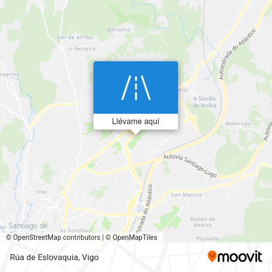Mapa Rúa de Eslovaquia
