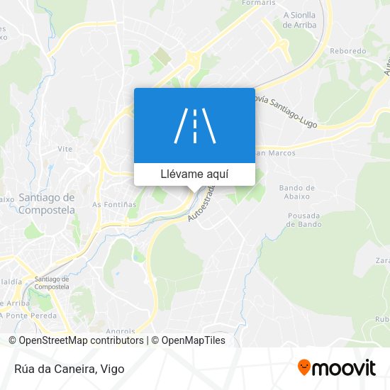 Mapa Rúa da Caneira
