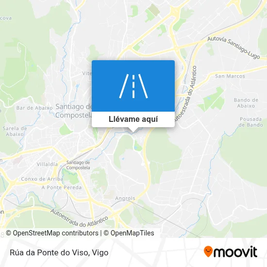 Mapa Rúa da Ponte do Viso