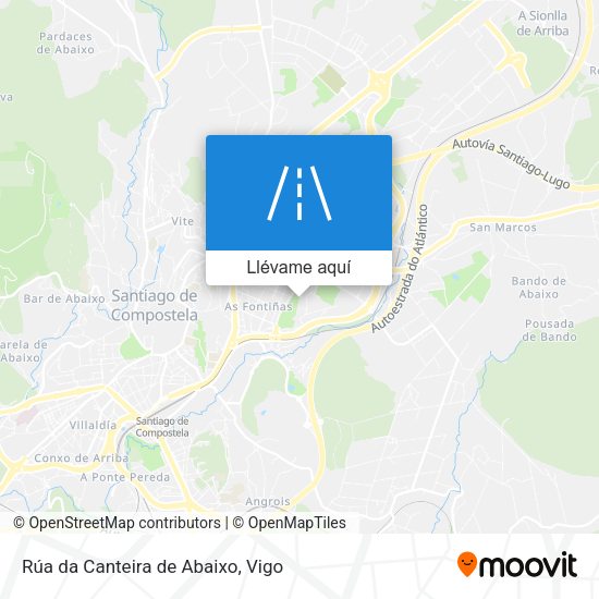 Mapa Rúa da Canteira de Abaixo