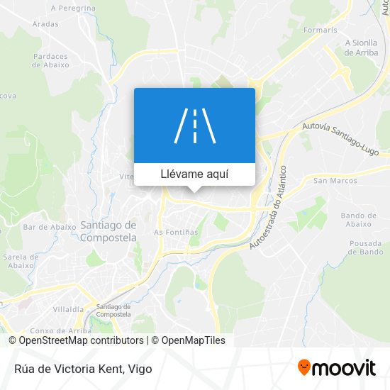 Mapa Rúa de Victoria Kent