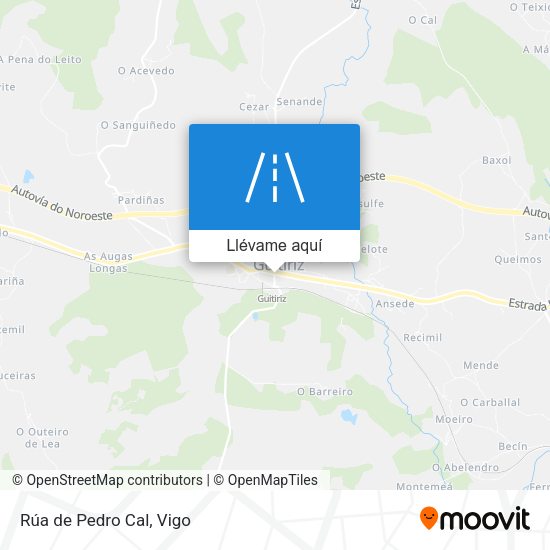 Mapa Rúa de Pedro Cal