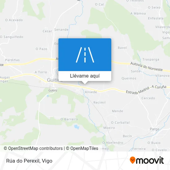 Mapa Rúa do Perexil