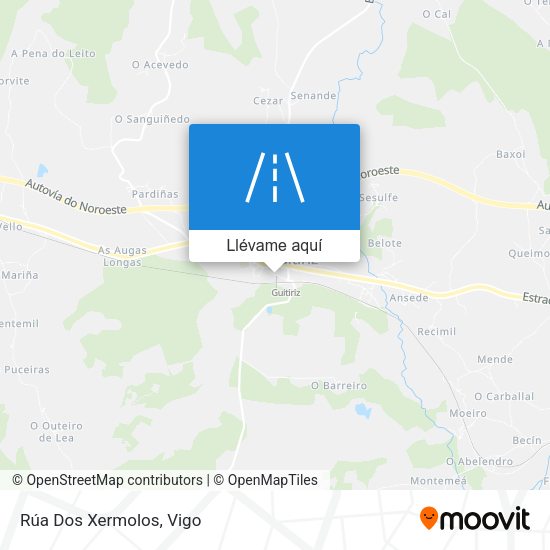 Mapa Rúa Dos Xermolos
