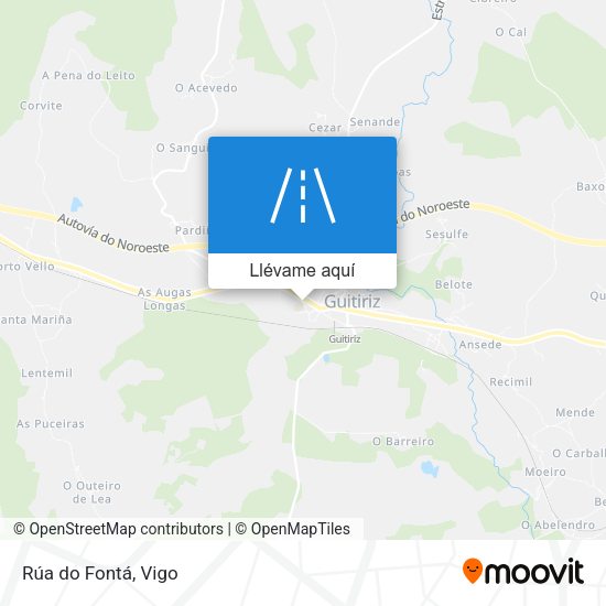 Mapa Rúa do Fontá
