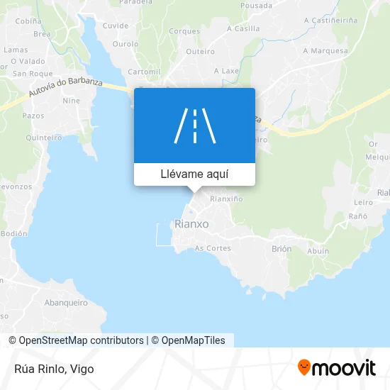 Mapa Rúa Rinlo