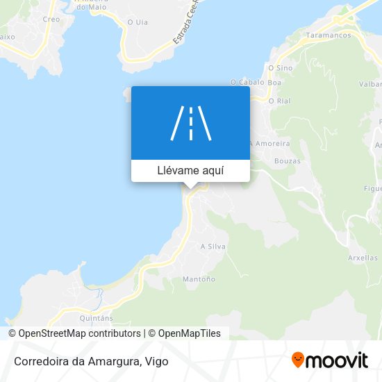 Mapa Corredoira da Amargura