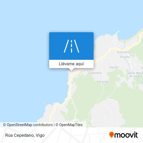 Mapa Rúa Cepedano