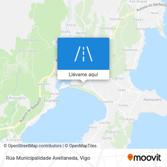 Mapa Rúa Municipalidade Avellaneda