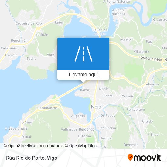 Mapa Rúa Río do Porto