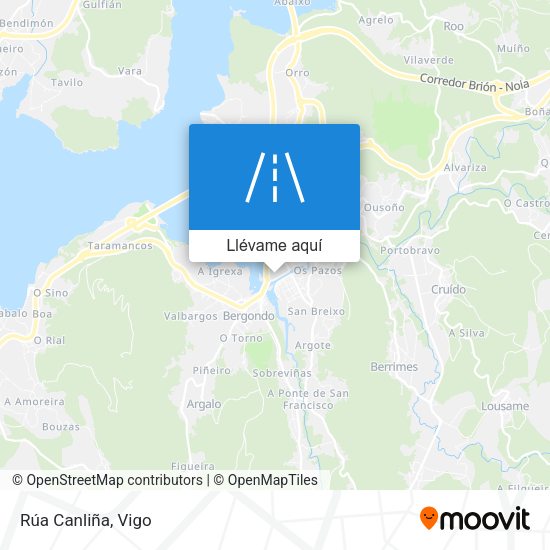 Mapa Rúa Canliña